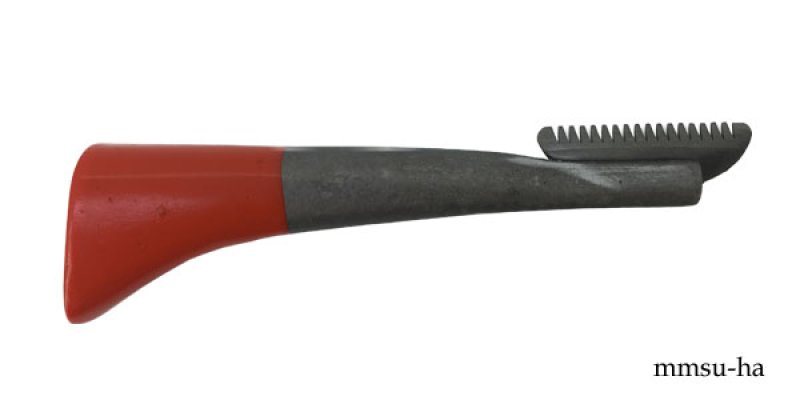 プラッキング用オーバーコートナイフ（荒目・オレンジ）