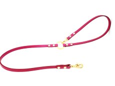 mmsu-ha 犬用リード/2 STAY リード オーダー リード色：ピンク 金具:ゴールド