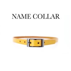 画像1: NAME COLLAR/迷子札【レザーオーダー】 (1)