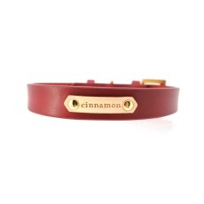 画像8: NAME PLATE COLLAR【レザーオーダー】 (8)