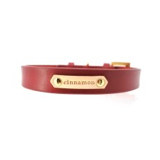 画像3: NAME PLATE COLLAR【レザーオーダー】 (3)