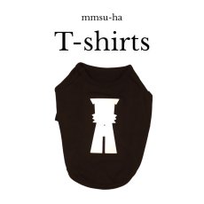 画像1: 【dog】su-ha kun  Tシャツ/ブラック (1)