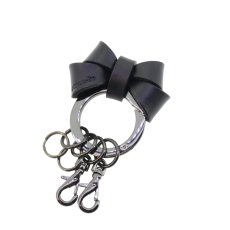 画像3: RIBBON KEY RING/レザーリボンキーホルダー【レザーオーダー】 (3)