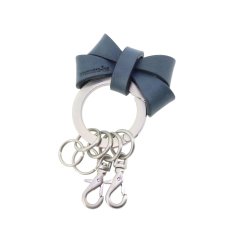 画像2: RIBBON KEY RING/レザーリボンキーホルダー【レザーオーダー】 (2)