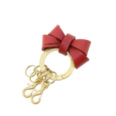 画像6: RIBBON KEY RING/レザーリボンキーホルダー【レザーオーダー】 (6)