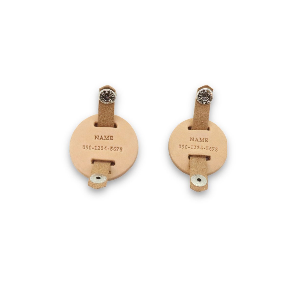 画像5: イニシャル刺繍タグ/クロス首輪用【レザーオーダー】 (5)