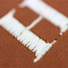 画像10: イニシャル刺繍タグ/クロス首輪用【レザーオーダー】 (10)