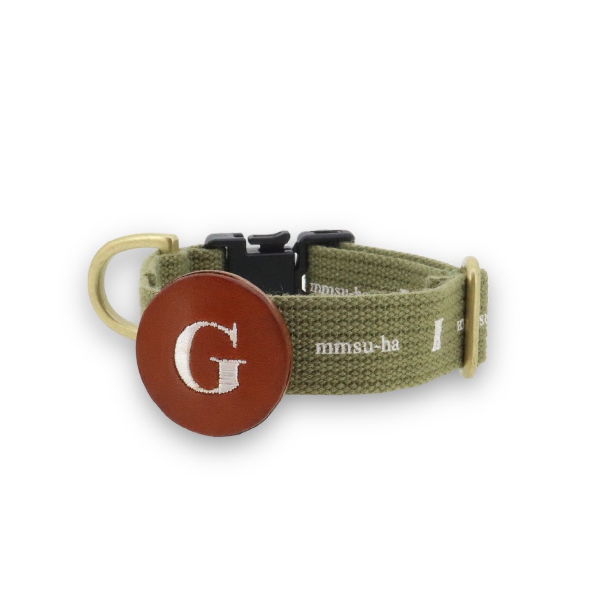 画像18: イニシャル刺繍タグ/クロス首輪用【レザーオーダー】 (18)