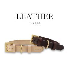 画像1: LEATHER COLLAR【レザーオーダー】 (1)