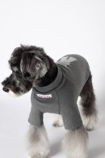 画像9: 【dog】su-ha kun  ハイネックTシャツ/グレー (9)