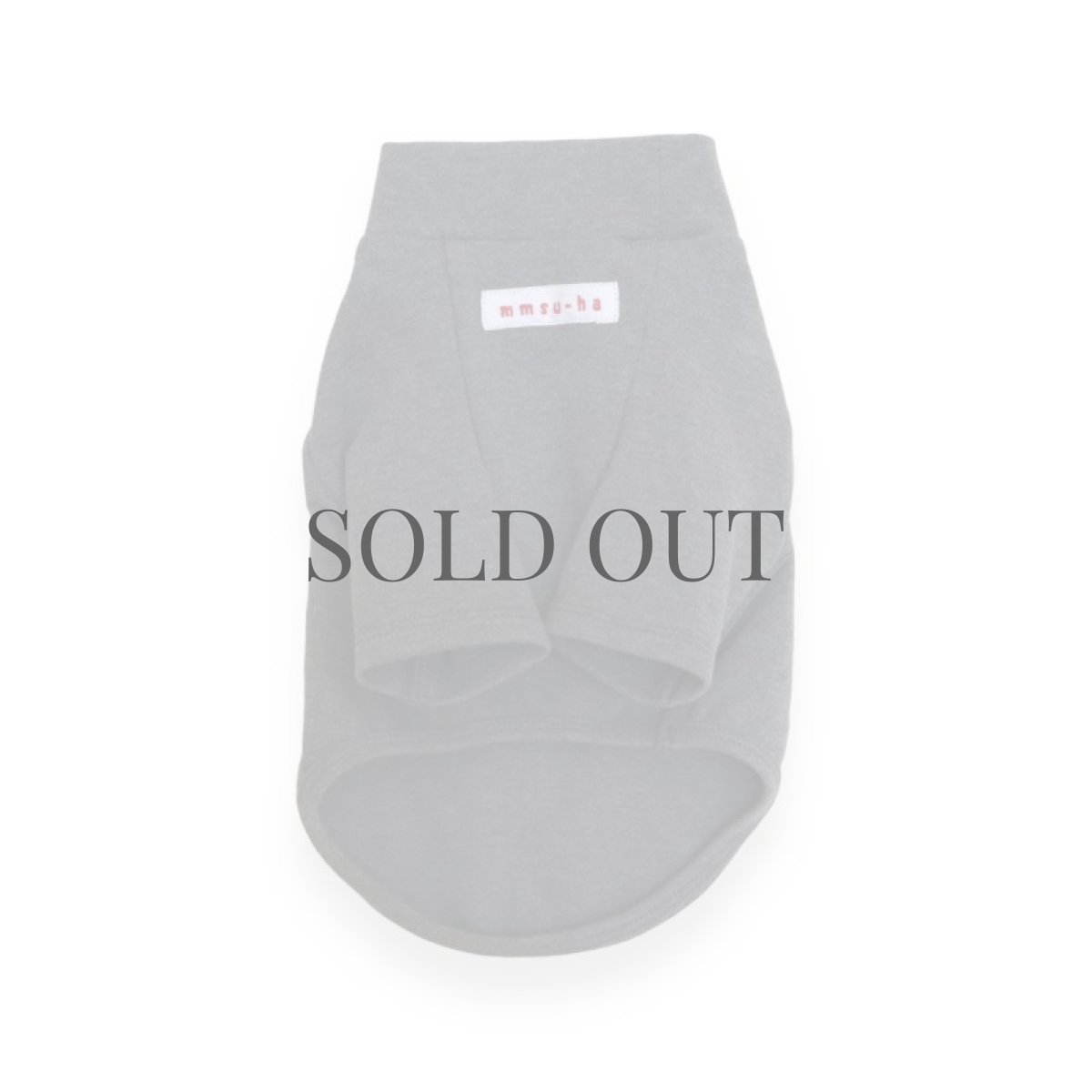 画像2: 【dog】su-ha kun  ハイネックTシャツ/グレー (2)