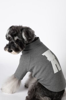 画像8: 【dog】su-ha kun ハイネックTシャツ/グレー (8)