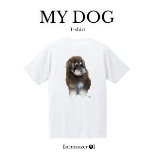 mmsu-haオリジナルTシャツ/シュナウザー仔犬
