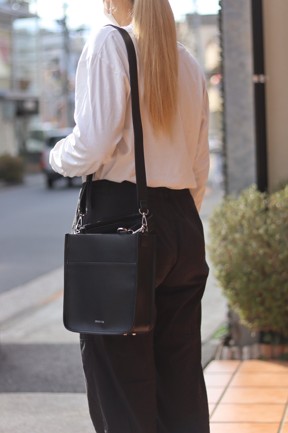 mmsu-haお散歩バッグ/オシャレな犬用お散歩グッズ/シュナウザーとのお散歩に