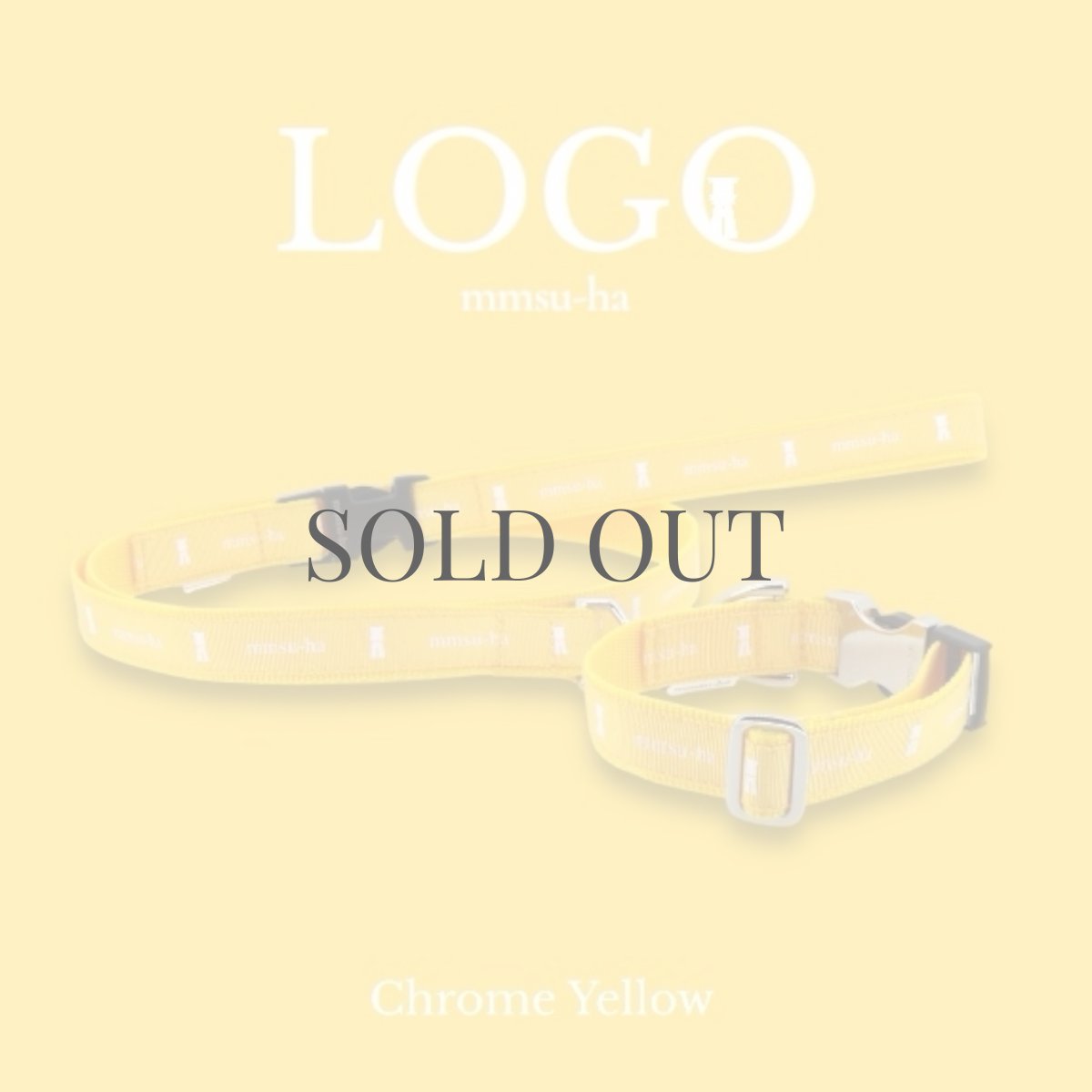 画像1: オンライン受注のみ数量限定 mmsu-ha クロスグログランロゴカラー＆リード【Chrome Yellow ×シルバー】 (1)
