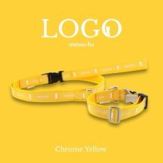 画像1: オンライン受注のみ数量限定 mmsu-ha クロスグログランロゴカラー＆リード【Chrome Yellow ×シルバー】 (1)