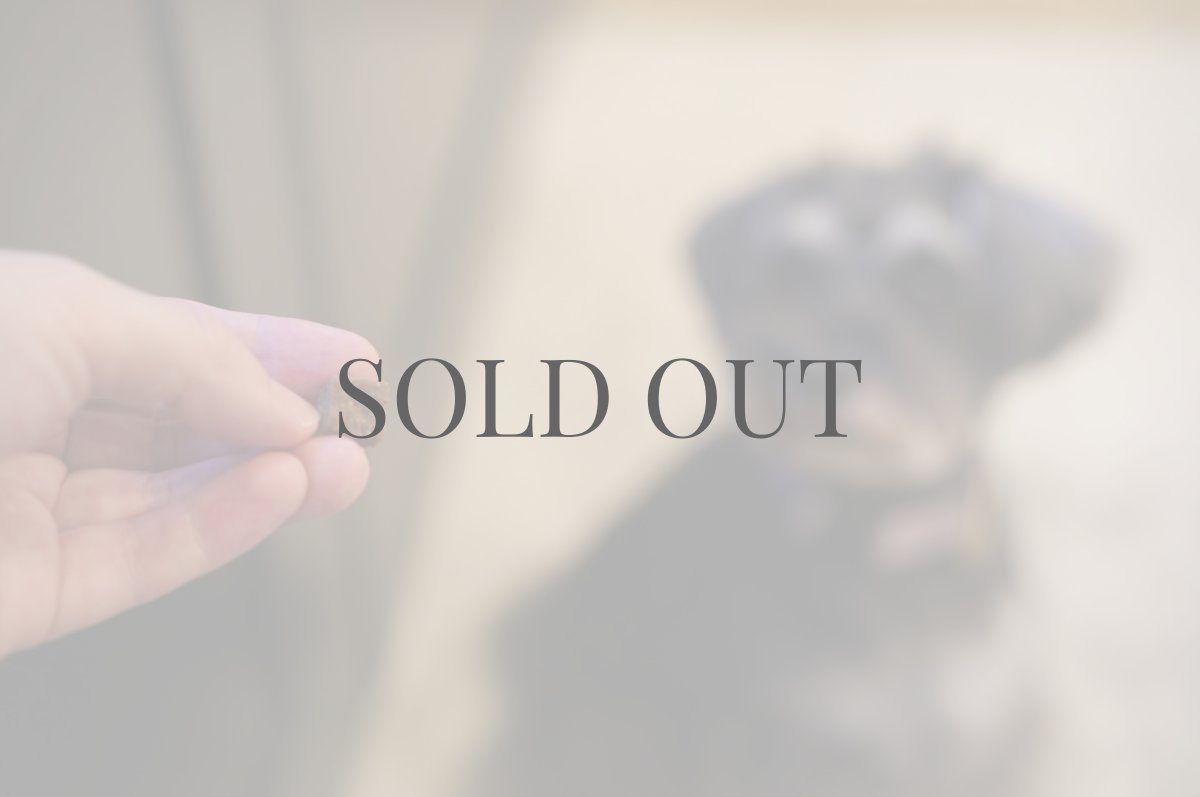 シュナウザーのためのおやつサプリ mmsu-haプレミアム鹿肉ジャーキーストーンクラッシュ