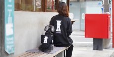 mmsu-ha犬用ハイネックTシャツ/ブラック/ミニチュアシュナウザー