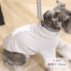 画像14: 【dog】su-ha kun  ハイネックTシャツ【ライトグレー】 (14)