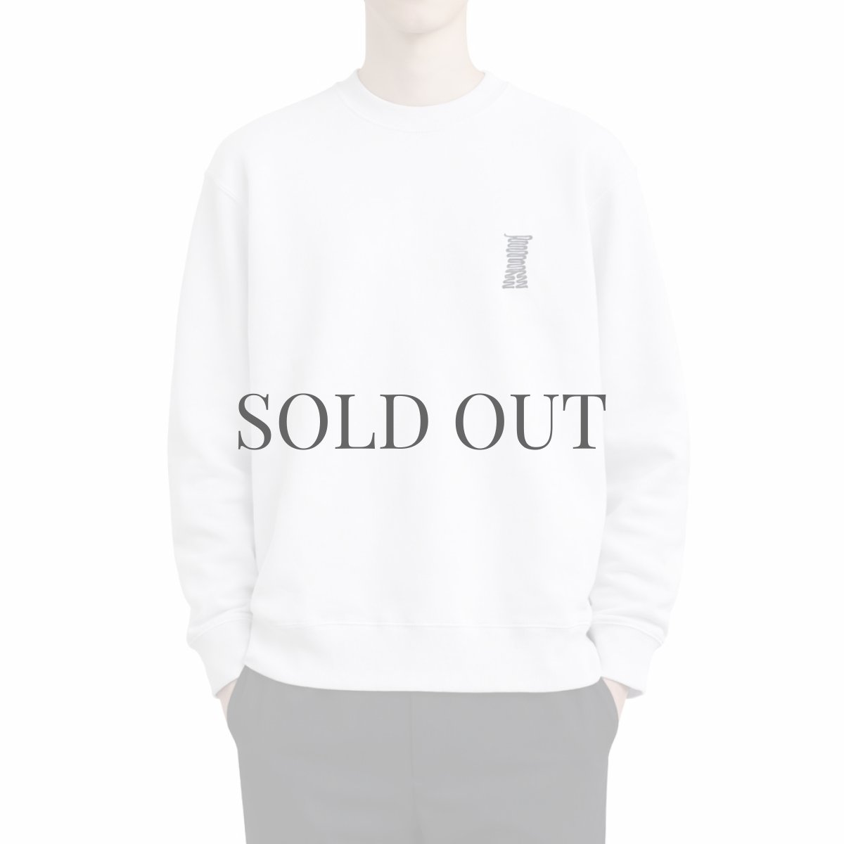 画像6: 【owner】刺繍UNEUNE su-ha kun スウェット/mmsu-ha【ホワイト】 (6)