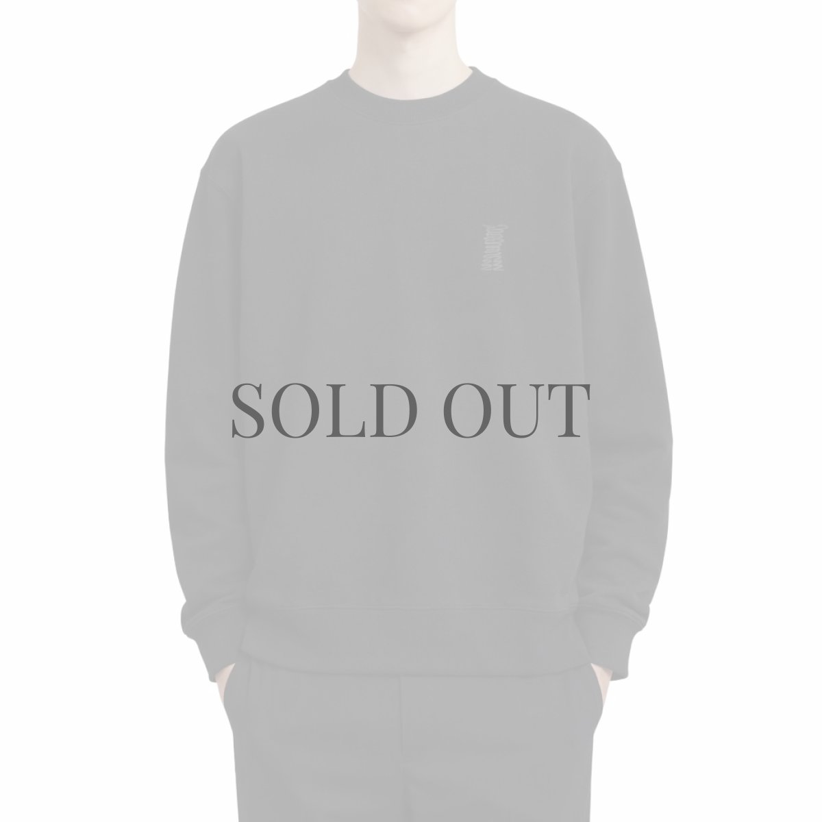 画像3: 【owner】刺繍UNEUNE su-ha kun スウェット/mmsu-ha【ブラック】 (3)