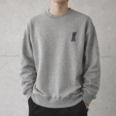 画像3: 【owner】刺繍UNEUNE su-ha kun スウェット/mmsu-ha【グレー】 (3)