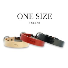 画像1: ONE SIZE COLLAR/ワンサイズカラー【レザーオーダー】 (1)