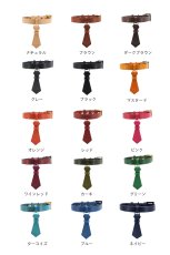 画像2: LEATHER TIE COLLAR【レザーオーダー】 (2)