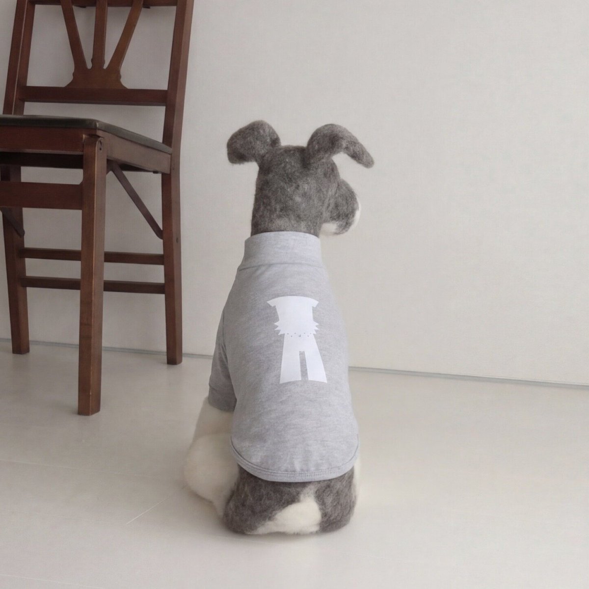 【dog】su-ha kun ハイネックTシャツ【ライトグレー】【mmsu-ha】