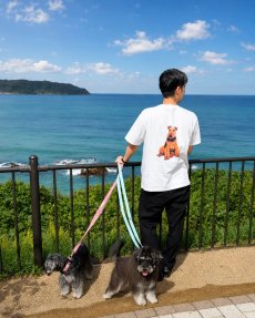 サイズ：L【owner】mmsu-ha×MY DOG Tシャツ【ウェルシュ・テリア2】