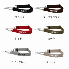 画像2: 【NEW】 MY NAME 刺繍 ハーフチョーク【クロスオーダー】 (2)
