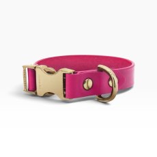 mmsu-haオリジナルONE SIZE COLLAR/ワンサイズカラー/色：ピンク/金具色：ゴールド
