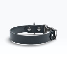 mmsu-haオリジナルONE SIZE COLLAR/ワンサイズカラー/色：グレー/金具色：シルバー