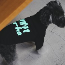 画像1: 【dog】NIGHT GLOW ハイネックTシャツ【ブラック】【mmsu-ha】 (1)