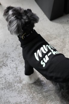画像9: 【dog】NIGHT GLOW ハイネックTシャツ【ブラック】【mmsu-ha】 (9)