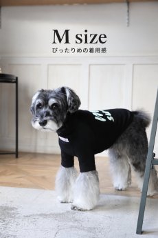 画像6: 【dog】NIGHT GLOW ハイネックTシャツ【ブラック】【mmsu-ha】 (6)