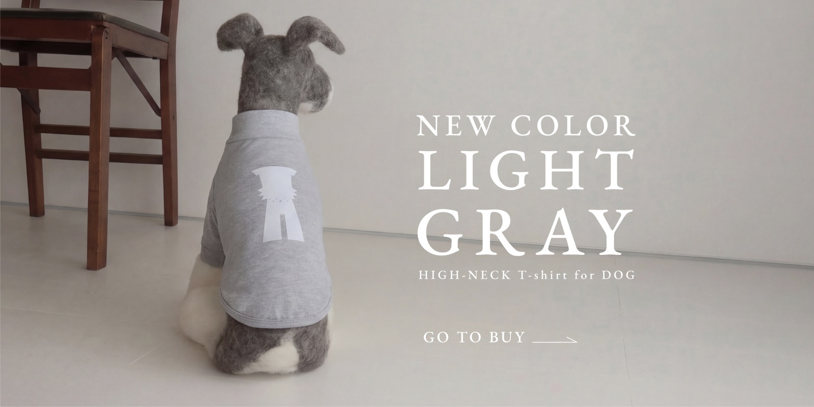 mmsu-ha シュナウザー用 グレーTシャツ