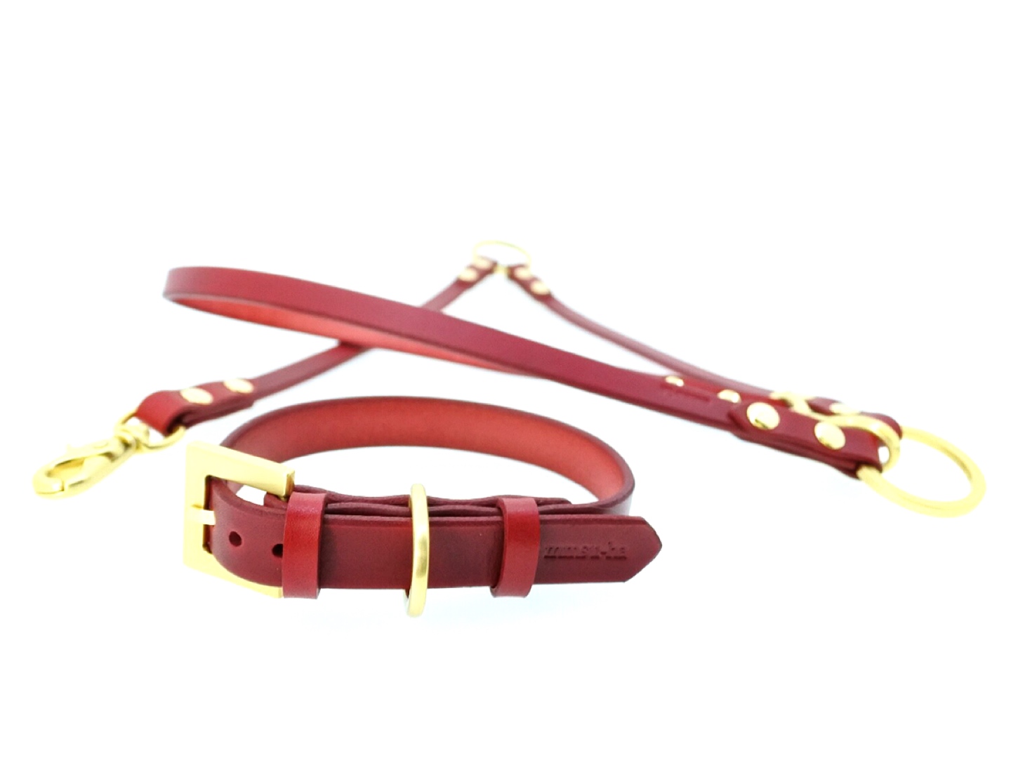 Mmsu Ha レザー首輪 リードセット オーダー This Is Leather Set
