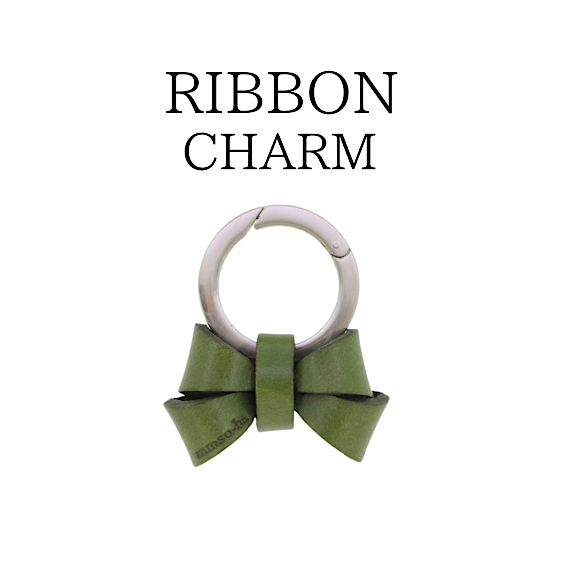 RIBBON CHARM/レザーリボンチャーム【レザーオーダー】
