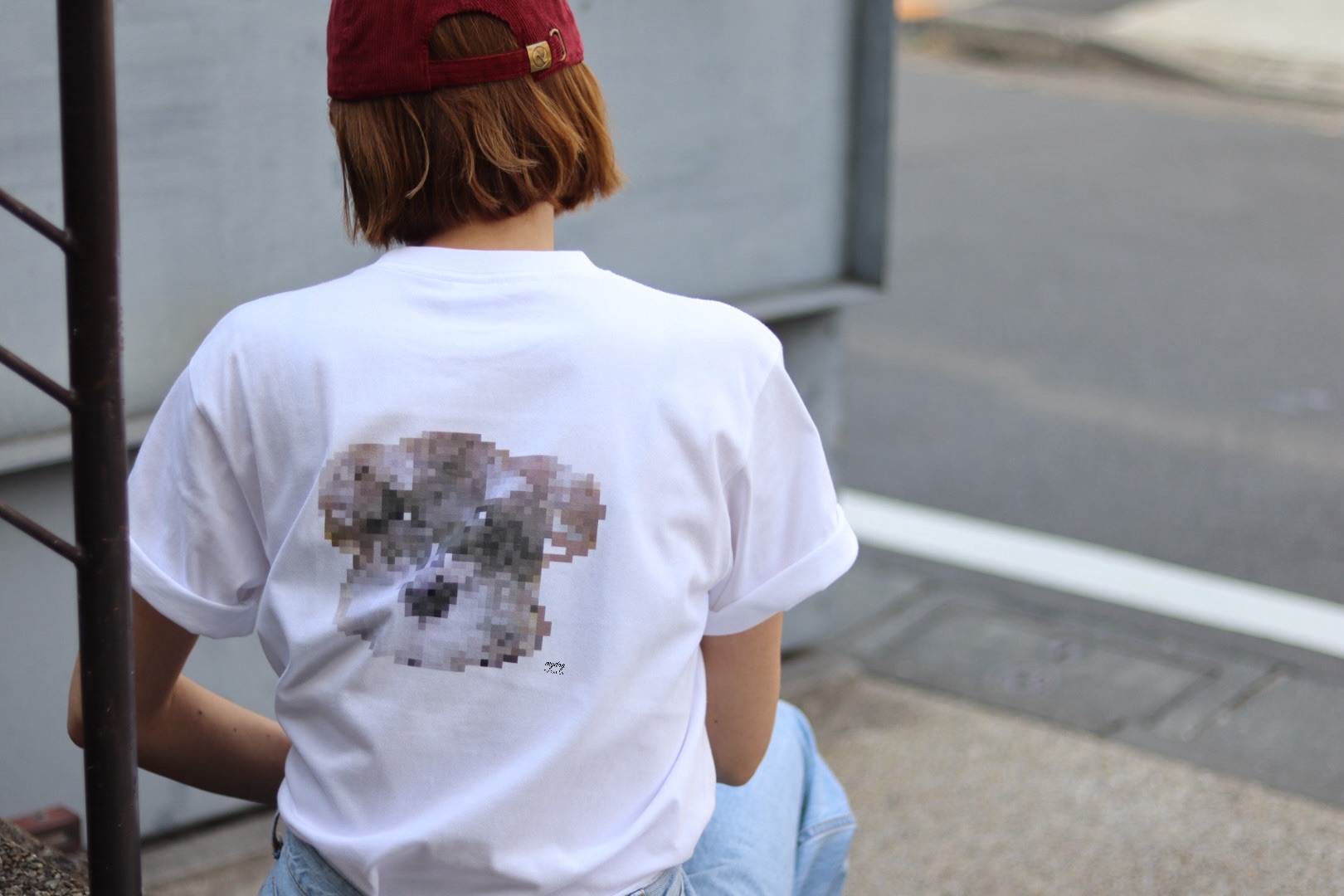 【owner】MY DOG Tシャツ【シュナウザー4】